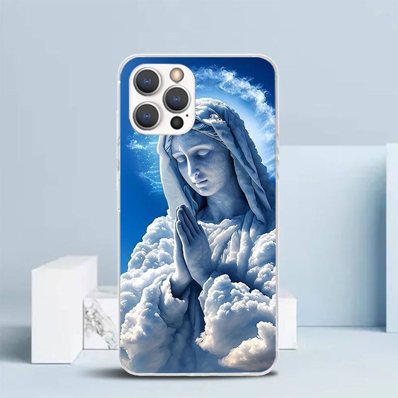 Virgin De Guadalupe Virgen Mary Phone Case For IPhone 16 17 Air 16E 15 14 Plus 13 Mini 12 11 Pro Max 7 8 + SE 2020 Soft TPU Back