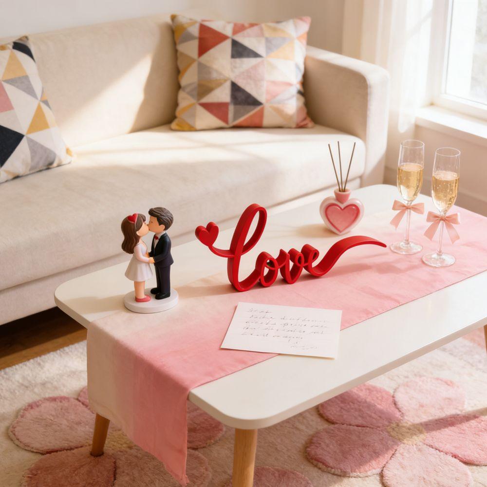 3D Love Models Decoration Wedding Letter Love Ornament Valentine's Day Love Ornament  Home Decor