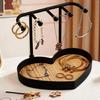 Handcrafted Jewelry Display Stand Heart Shape Bracelet Storage Holder Fashion Jewelry Rack Perfect for Stylish Storage