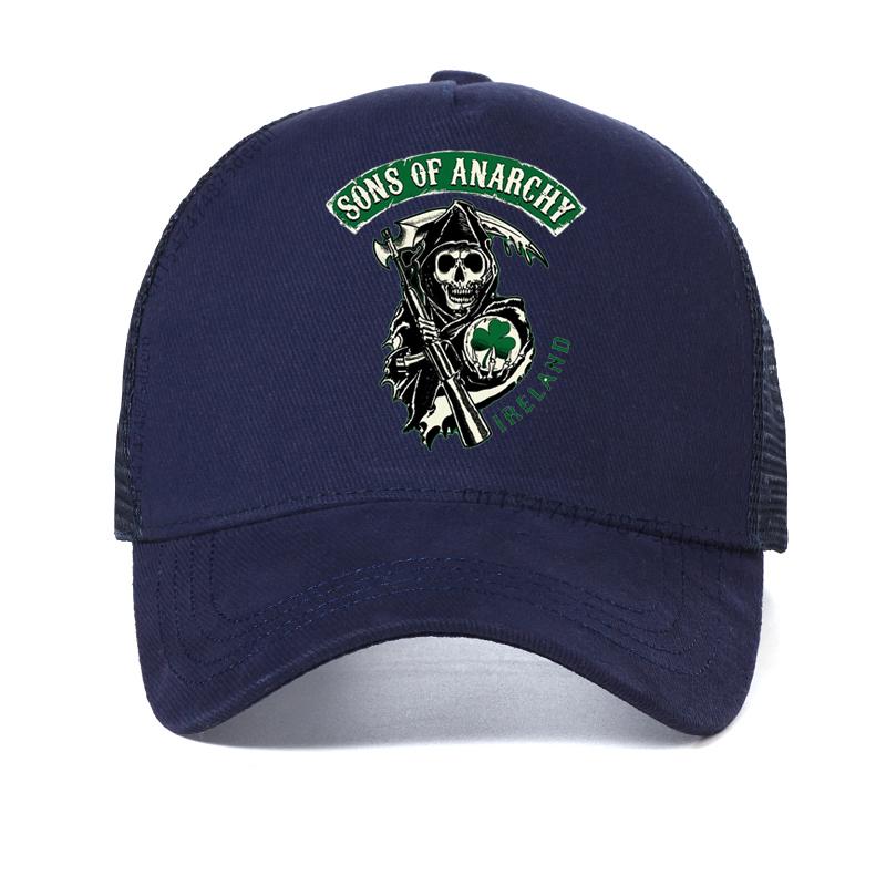 SAMCRO Baseball Cap SOA Sons of Anarchy Skull Casual Snapback Hat Fashion skull High Quality Racing Motorcycle Sport hat