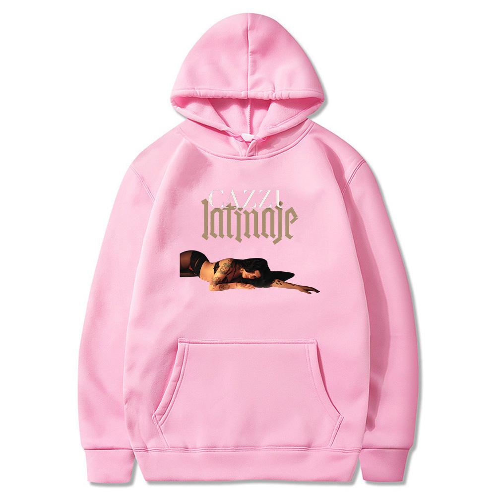 Cazzu Latinaje Tour Hoodies Trendy Men Women Sweatshirts for Autumn Winter Long Sleeve Pullovers Loose Casual Clothing