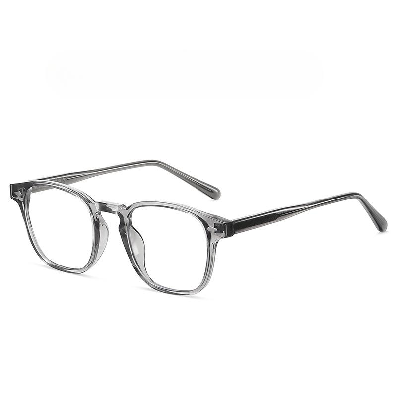 New Korean Version of Anti-blue Flat Mirror TR Plate Frame Trend Glasses for Men and Women with The Same Frame Glasses.