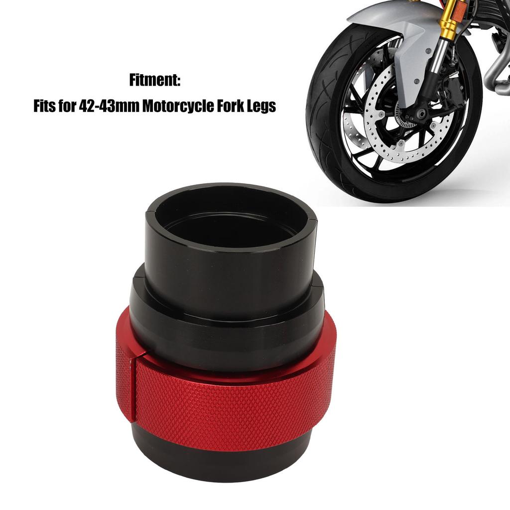 Gabelöl  Eintreibwerkzeug  Motorradgabelrohr  Eintreiber Sicherer Halt Lasergravierte Markierungen für 42‑43mm Gabelbeine