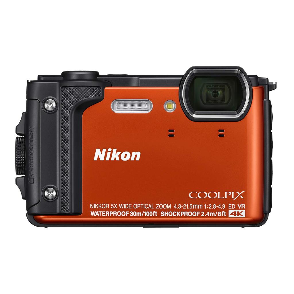 Nikon Digital Camera COOLPIX W300 OR Coolpix Orange Waterproof