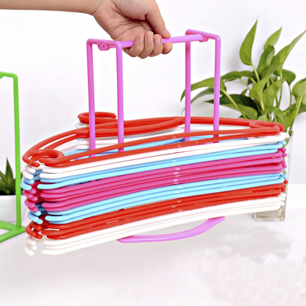 Buy Plastic Hangers Creative Home Finishing Frame Hanger Companion Storage Rack at affordable