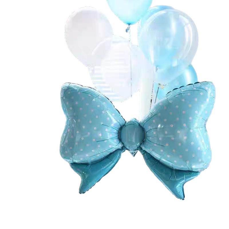 Bow Floating Aluminum Foil Cartoon Baby Party Cloud Balloon for Birthday Decoration