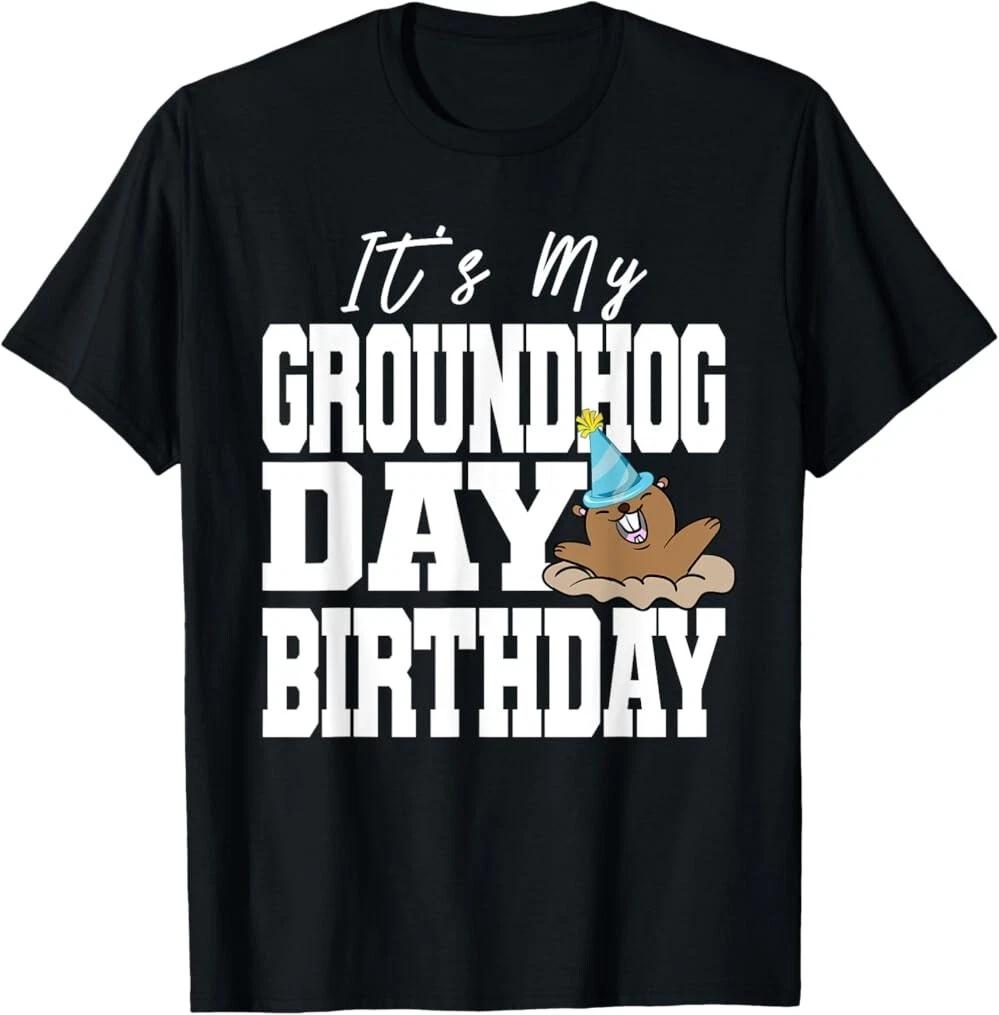 It s My Groundhog Day Birthday T-Shirt, Groundhog Day T-Shirt, Unisex Tee XXL