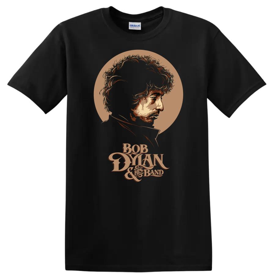Dylan Profile Vintage Music Art Unisex T Shirt Graphic Portrait Tee