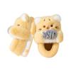 Children's Cotton Slippers Winter Cartoon Plush Three-dimensional Kindergarten Covered Heel Slippers