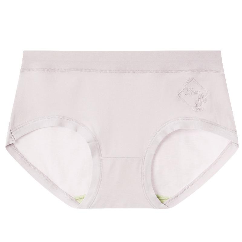 

Female Spring and Autumn Fashion New Cotton Crotch Breathable Hip Waist Triangle Briefs XL срібло сірий колір
