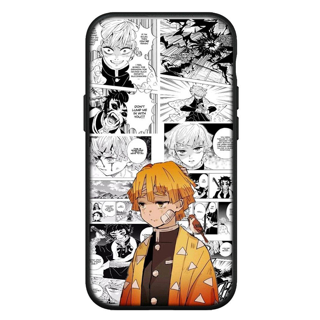 for iPhone 17 16 15 Xiaomi Poco F7 F8 X7 X6 C85 C75 C71 M8 Redmi Note 14 13 12 11 Pro Max 14C 13C A4 Phone Case Tanjirou Demon Slayer Agatsuma Zenitsu