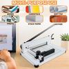 Accurate Cutting Paper Trimmer with Anti-slide Rubber Feet A4 Paper Trimmer with Built-in Clamp 400 Sheets Cutting Capacity Cardstock Trimmer