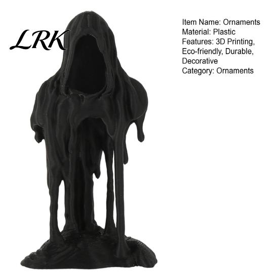 Durable 3D Prints Printed Grim Reaper Statue Decor, Halloween Desk Figurine, Cute & Spooky High Quality Models Ornament, Home Office Shelf Decor Gift