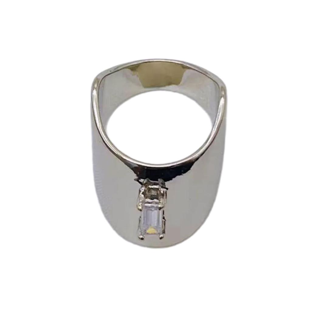Korean Crystal Rings for Women Fashionable Inlaid Finger Rings Unique Engagement Wedding Knuckle Rings Jewelry Gift