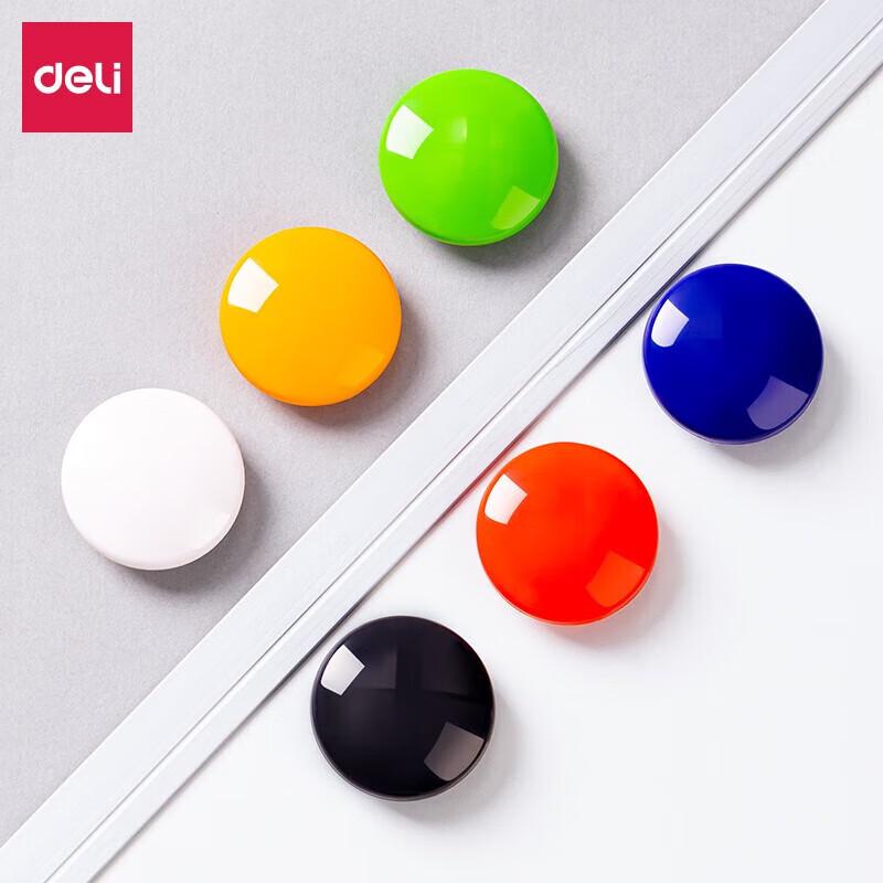 Deli Colored Whiteboard Magnetic Pushpins