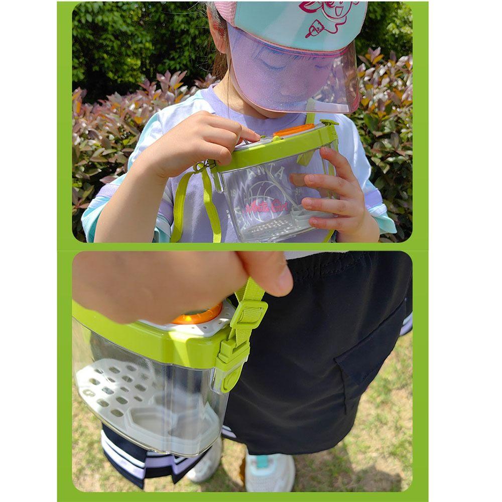 Breathable Silkworms Breeding Tank Adjustable Straps Insect Feeding Bin  Science Observation