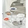 Light Luxury Tiered Ceramic Fruit Plate