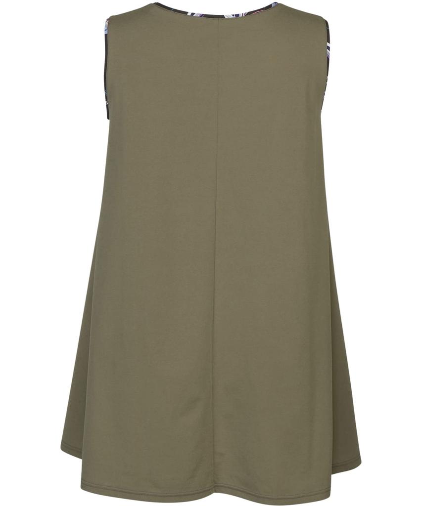Soft Fabric with Moderate Style Free by Size KA M CW-X/Wacoal Women's T-Shirt, Moisture-Wicking, Quick-Drying, Stretch, Sleeveless, V-Neck, DLY165,