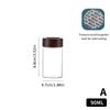 Mini Wood Lid Coffee Beans Storage Container Tube Kitchen Sealed Can Tea Spice Jars Single Dose Espresso Accessory Coffeware