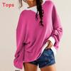 Street Style Kapuzenpullover mit langen Ärmeln und Farbblockmuster für modebewusste Frauen