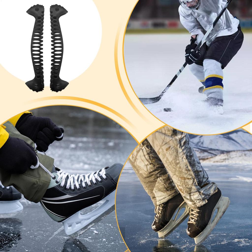 Eislaufschuh-Schoner 1 Paar Weich Elastisch Tragbar Leichtgewichtig Zubehör Hockeyschläger-Schutz Für Jugendliche Erwachsene Schnee Wintertraining