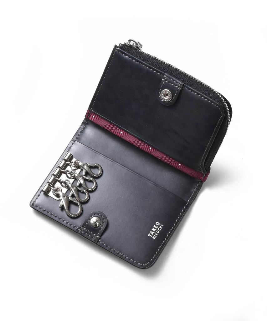 Key Case Max Black [Takeokikuchi] Men's