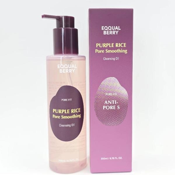 [EQQUALBERRY] Purple Rice Pore Smoothing Cleansing Oil 200ml
