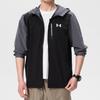 Under Armour Comfortable Breathable Casual Hooded Jacket Men Black 6013147-008