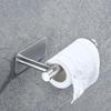 Punch-Free Square Stainless Steel Tissue & Paper Towel Holder for Kitchen or Bathroom