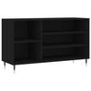 VidaXL Shoe Cabinet Black 102x36x60 Cm Engineered Wood 831405
