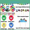 Set Decoratiuni Petrecere Ziua Copiilor Thomas Multicolor Cu Baloane Si Toppere