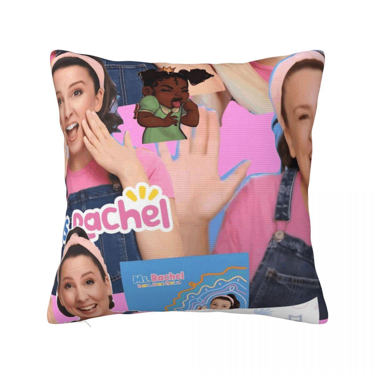 

Pillow Cover Miss Rachel Teacher Ms Rachel Graphic Cushion Cover Novelty Pillow Case For Sofa Bedroom Home Decor Pillowcases 20x20Inch