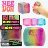 Needoh Arc-en-ciel Dégradé Sympa Glaçon Jouet Sensoriel Fidget Soulagement Stress Moelleux Maltose Lent Rebondissement Anxiété Super Solide Jouet Cadeau
