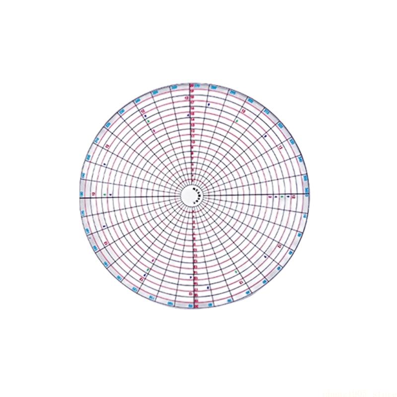 QX2E Sturdy Plastic Round Measuring Guide For Studio Use And Classroom Teaching