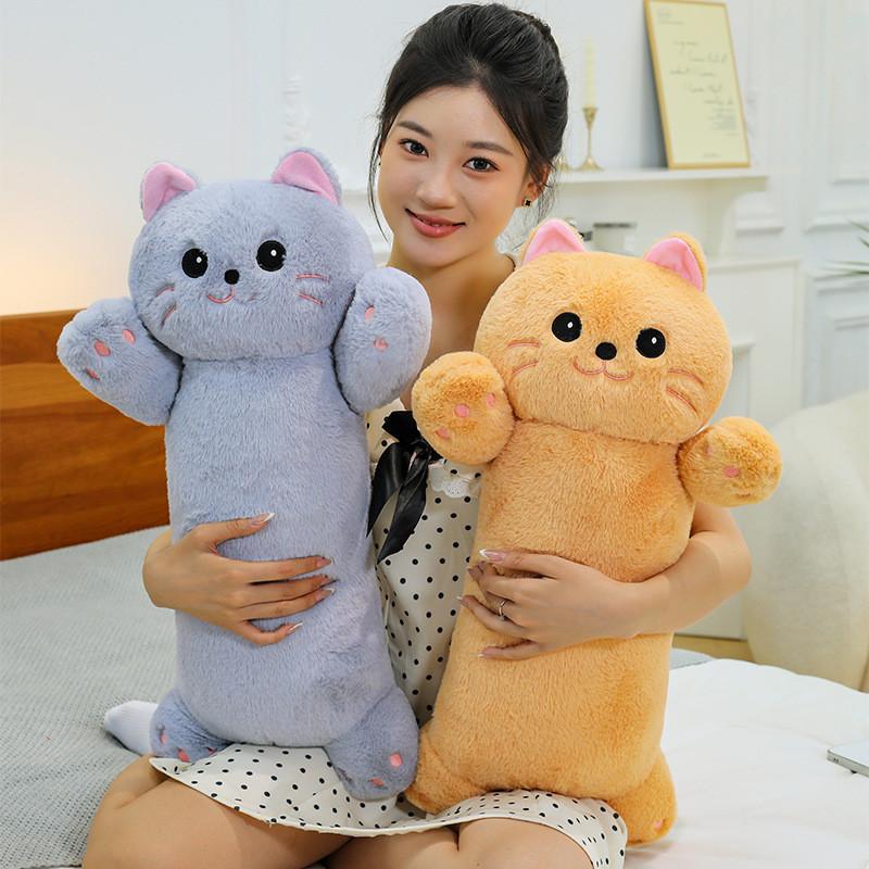 Plush Cat Animal Toy Leg Hugging Feature Children Comfort Doll Festival Gifts