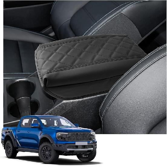 Compatible with 2024 2025 Land Cruiser Center Arm Rest Cover Armrest Cover for Toyota Land Cruiser Accessories, 2024 Land Cruiser Center Console 2024 Ranger Checkered Sti