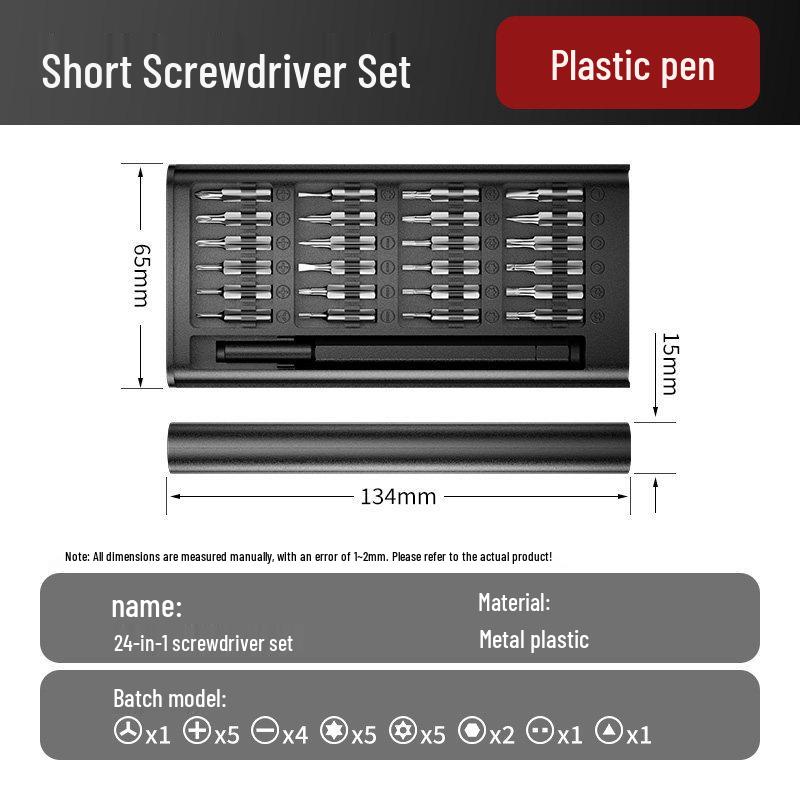 24-in-1 Precision Screwdriver Set for Electronics Repair