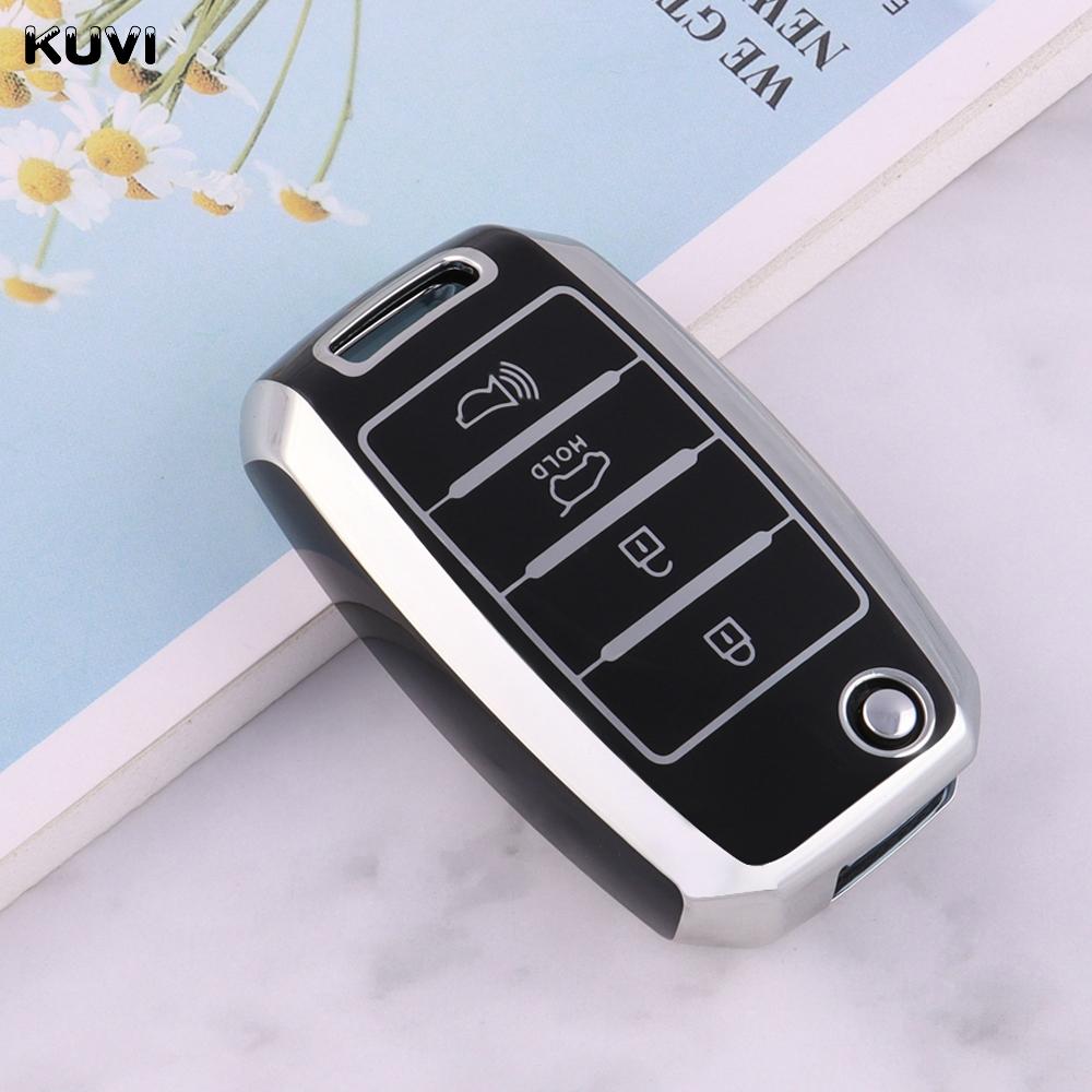 Tpu Car Flip Key Case Cover Shell For Kia Rio K2 K3 K4 K5 Sportage Picanto Optima Soul Ceed Sorento Forte Cerato Stinger Keyless