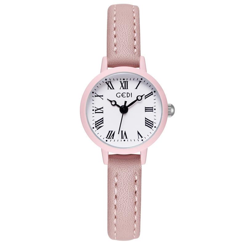 Retro Simple Women'S Watch, Small And Exquisite High-Value Quartz Watch, Girl Middle School Student Belt Watch