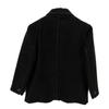 LOUIS VUITTON Black RW102A WRJA14W9F Wool Tweet Jacket Jacket 36 blackUsed