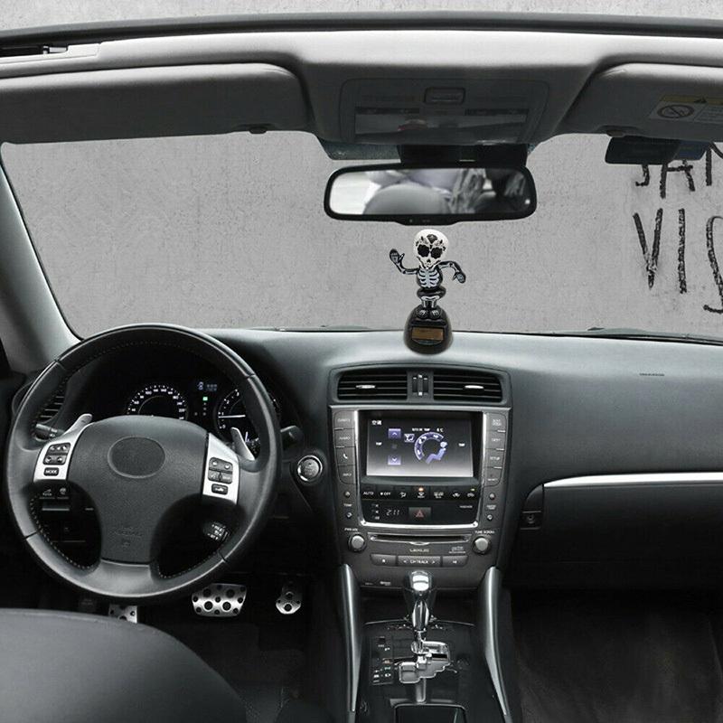 Solar Powered Dancing Halloween Swinging Animated Bobble Dancer Toy Car Decor Boy Girl Handcrafted Gift Birthday Present Party