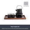 Nanshan Gentleman Chinese Style Ceramic Tea Set with Warming Stove