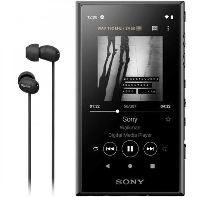 Sony Walkman 16GB Séria A NW-A105HN: Kompatibilný s vysokým rozlíšením MP3 prehrávač bluetooth vybavený Androidom kompatibilný s microSD Dotykový panel až 26 hodín