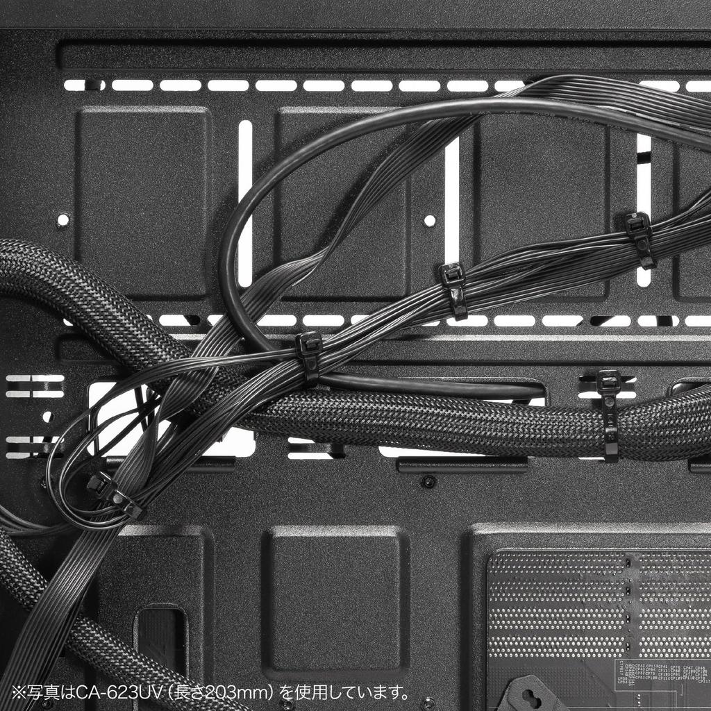 Sanwa Supply Cable Ties Weather Length Width Pack of (Outdoor Use, Resistant, 380mm, 7.6mm, 50) CA-626UV