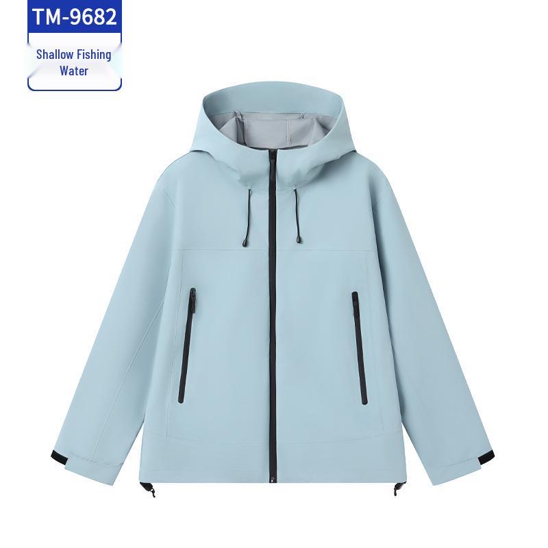 Autumn/Winter Cultural Hooded Windbreaker: Lightweight Three-Layer Composite Mountaineering Suit Jacket