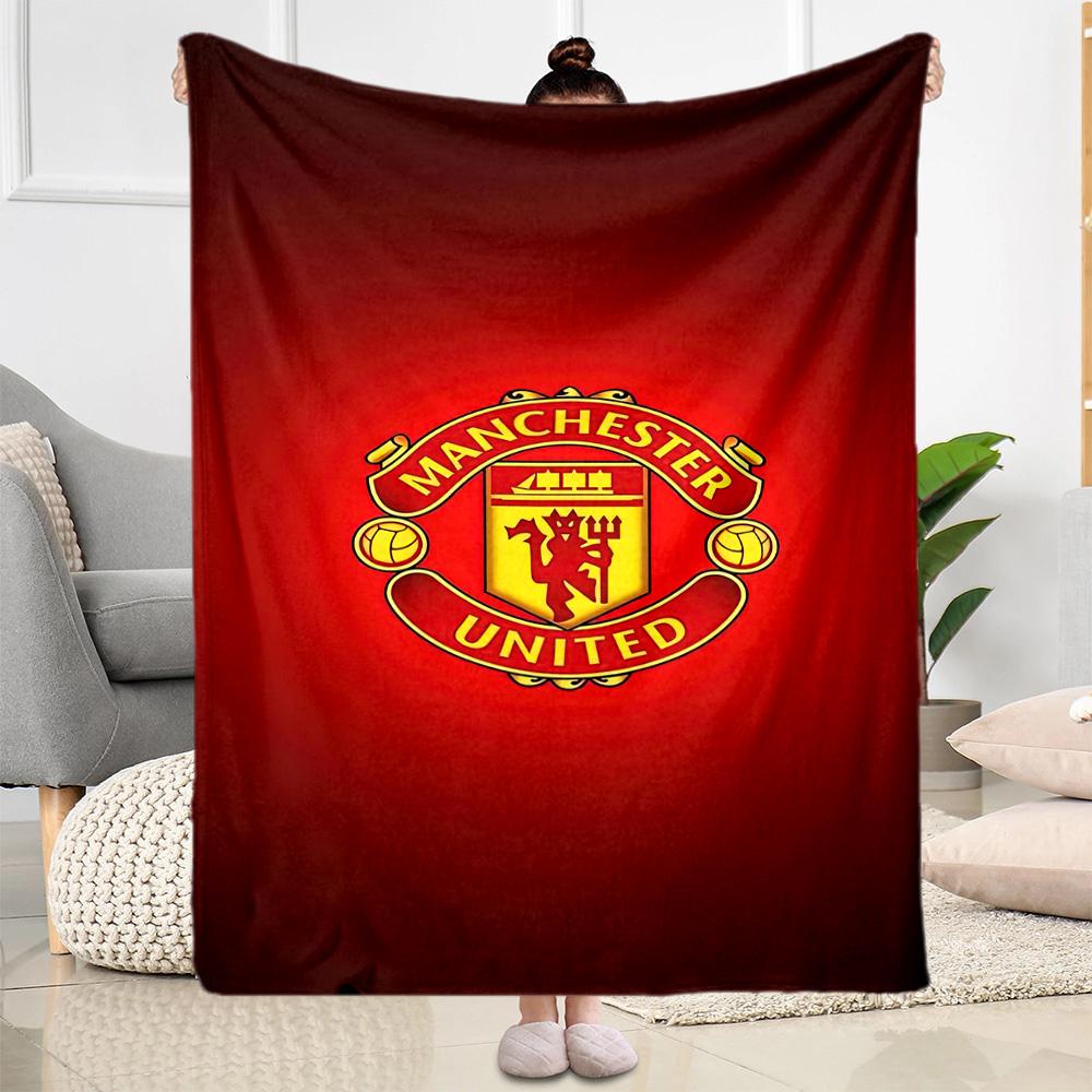 Manchester Blanket Durable Comfort Perfect For Bed Sofa Chair For All Seasons Playful Design Ideal Gift For Birthday Valentine'S Day