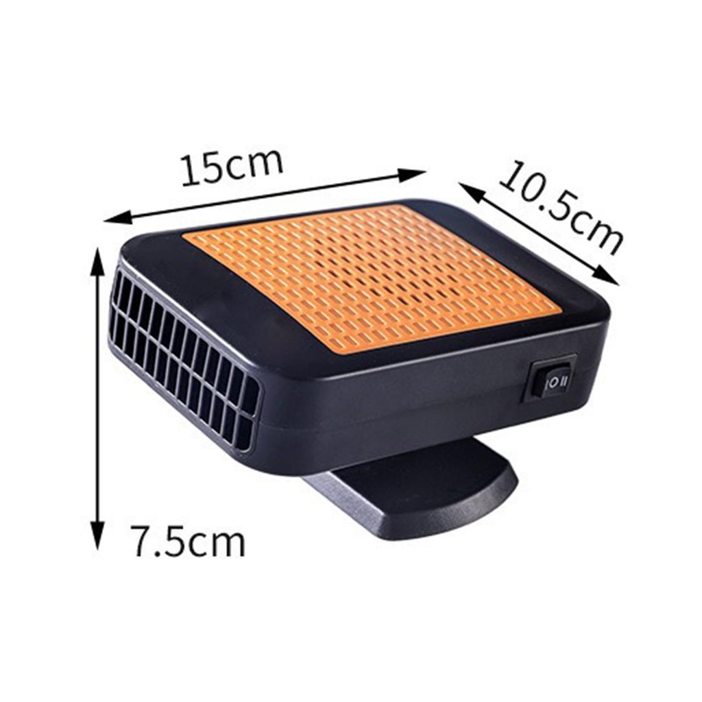 12V 200W Portable Fast Heating Auto Car Heater Defroster Demister Electric Heater Windshield ABS Heating Fan for Car Truck