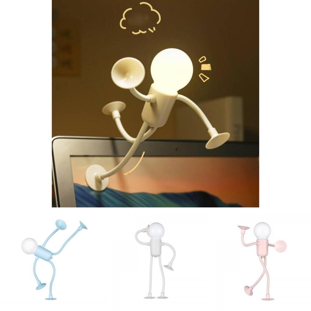 Whimsical Battery Powered Night Lamp With Charming Abstract Shape And Multiple Color Options Perfect For Gifts