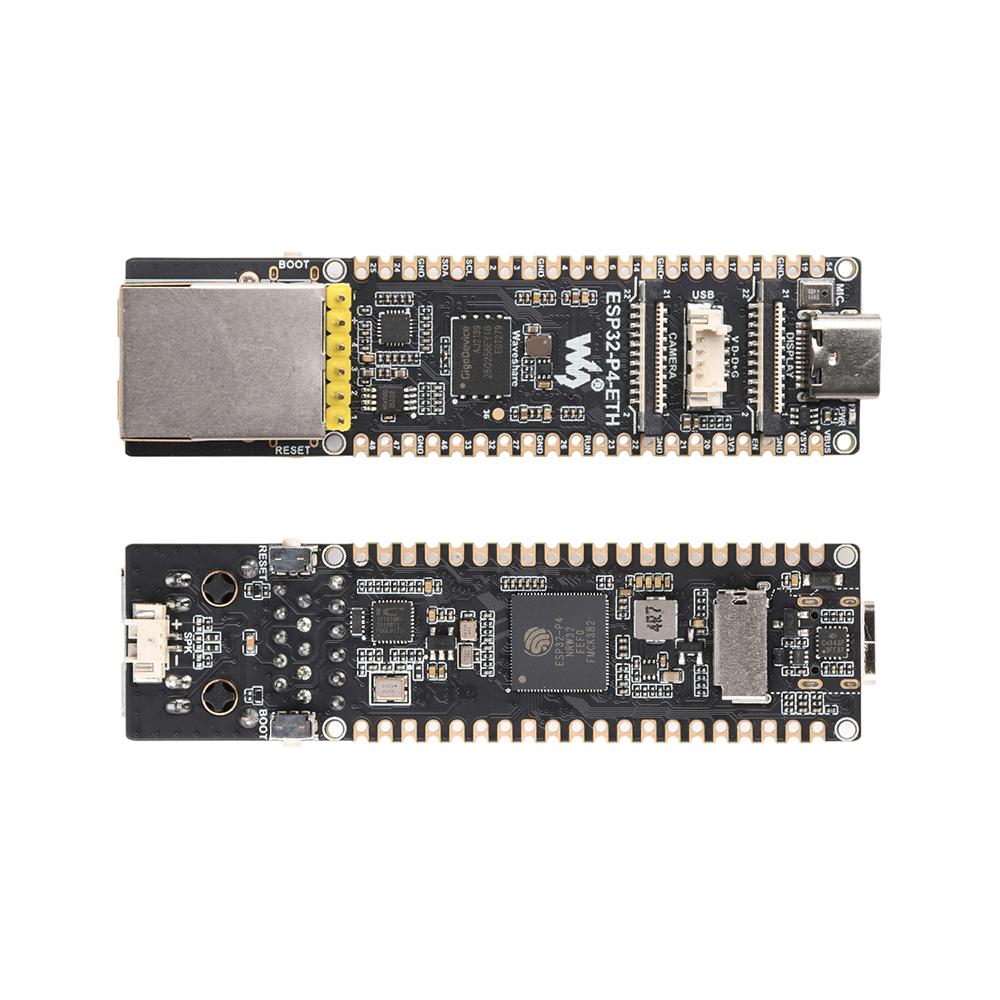 ESP32-P4-ETH Multimedia Development Board RISC-V Dual-Core 32MB PSRAM 32MB Flash MIPI-CSI/DSI RJ45 USB Type-C H.264 for Edge AI