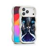 Yugioh Seto Kaiba Phone Case for iPhone 17 16 15 14 13 12 11 Air Pro Max Plus White Soft TPU Wavy Edge Cover